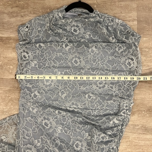 Anthropologie the Maya ruched cowl-neck dress in lace XL - Picture 13 of 13